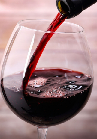 Red Wine Dry 1 glass - Georgian dish at Tbilisuri Ezo restaurant in Tbilisi }}