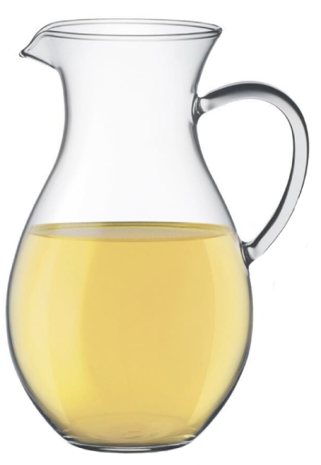 White wine semi-sweet (0.5 l) - Georgian dish at Tbilisuri Ezo restaurant in Tbilisi }}