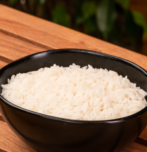 Rice - Georgian dish at Tbilisuri Ezo restaurant in Tbilisi }}